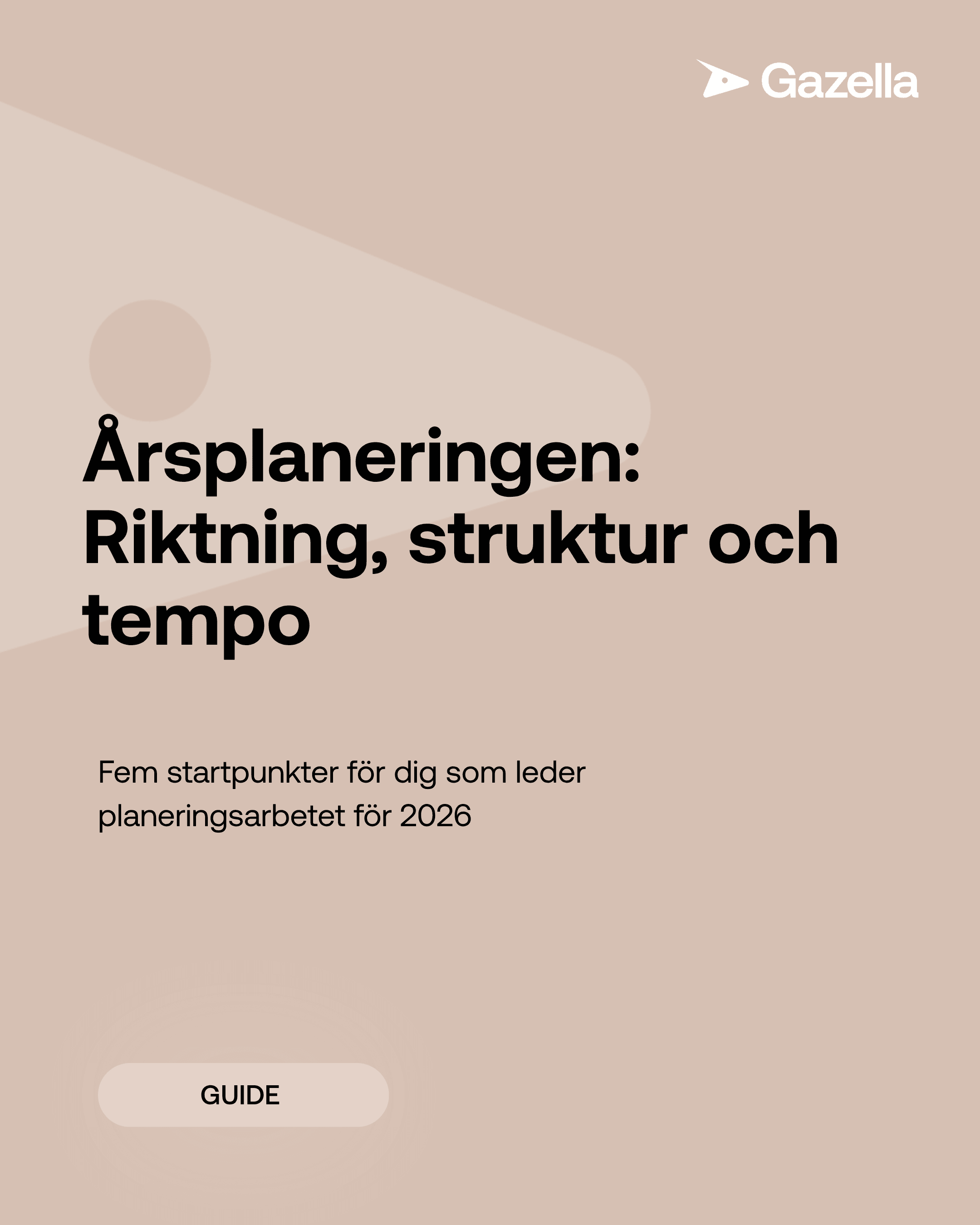 Årsplaneringen: Riktning, struktur och tempo