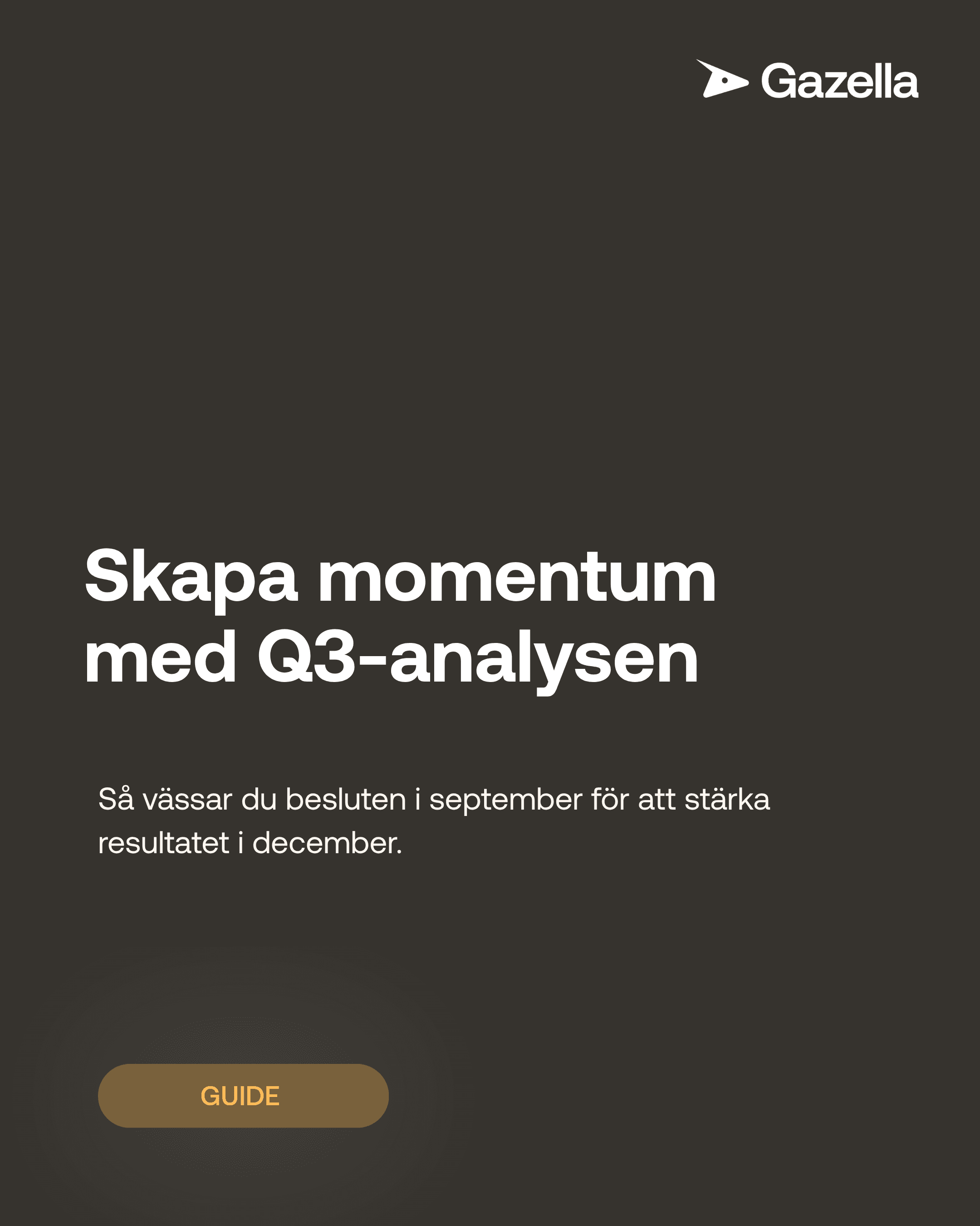Skapa momentum med Q3-analysen