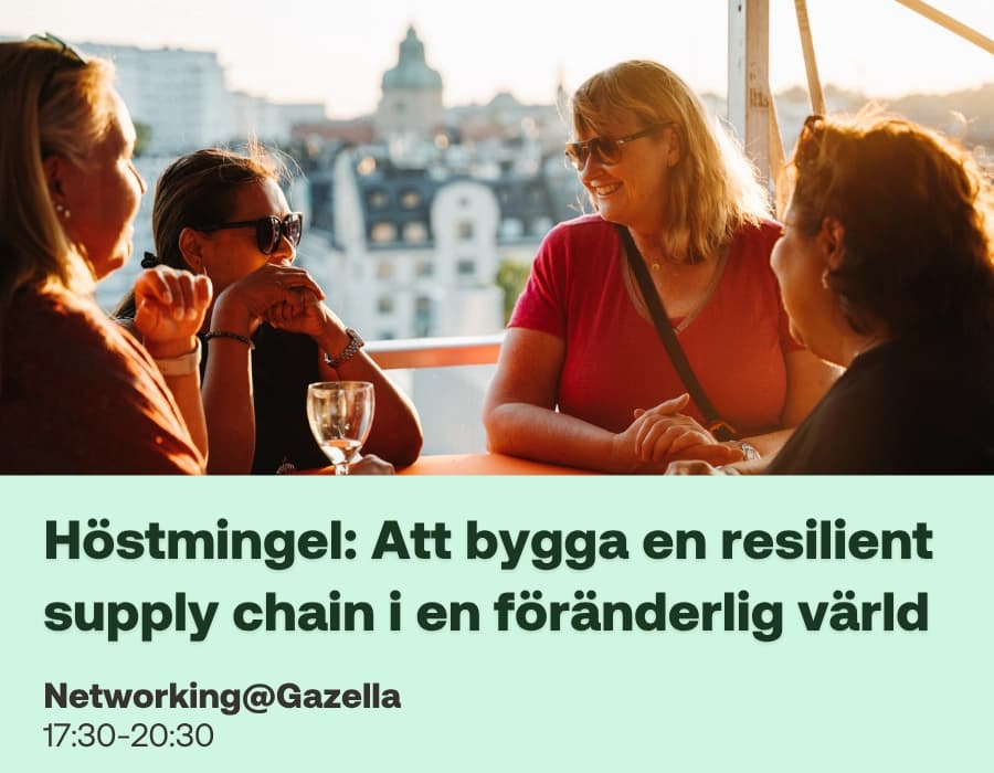Höstmingel: Att bygga en resilient supply chain i en föränderlig värld