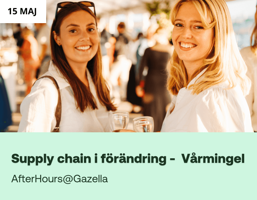 Supply Chain i förändring – Vårmingel med insikt och utsikt!