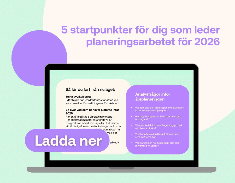 Årsplaneringen: Riktning, struktur och tempo