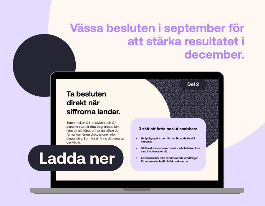 Skapa momentum med Q3-analysen