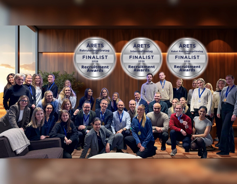 Gazella nominerade i Recruitment Awards - finalist i tre kategorier