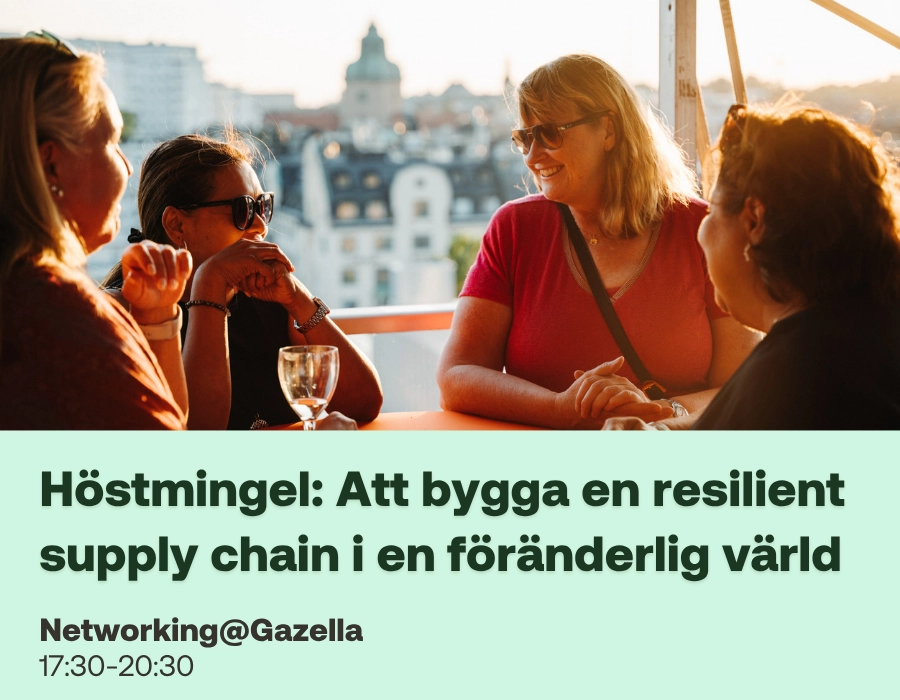 Höstmingel: Att bygga en resilient supply chain i en föränderlig värld
